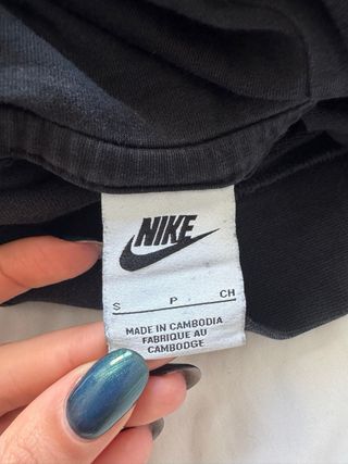 Sudadera Nike Negra Talla S