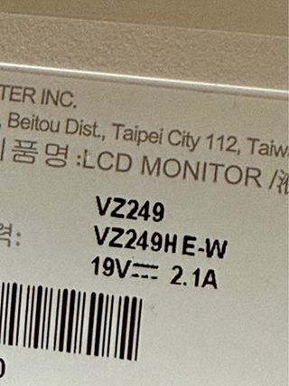 Monitor ASUS VZ249 24 pollici