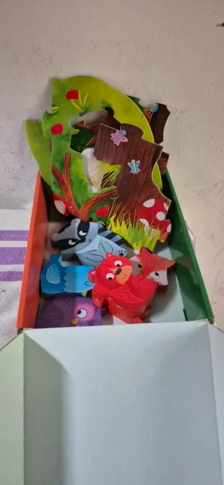 Puzzle Montessori La Foresta 2-4 anni