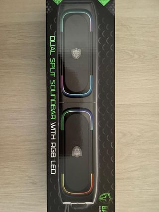 Altavoces Gaming LED 2 en 1 potentes