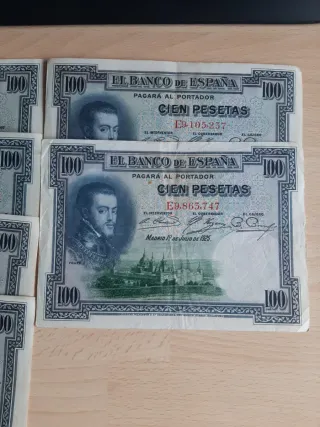 Billete 100 Pesetas 1925 El Banco de España