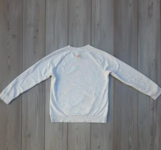 Sudadera Adidas gris y rosa