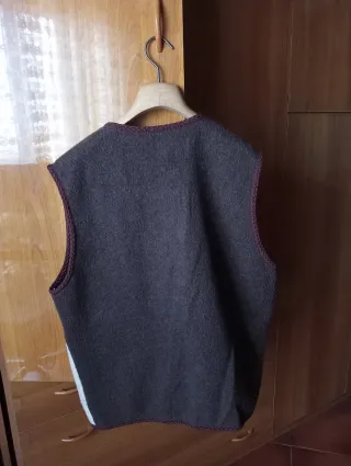 Gilet misto lana - Vintage