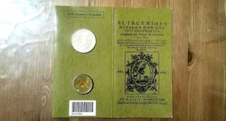 Moneda 12€ + 2. Don Quijote 2005. Cartera.