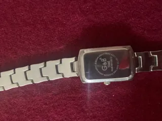 Reloj G&B Mujer Plata y Blanco