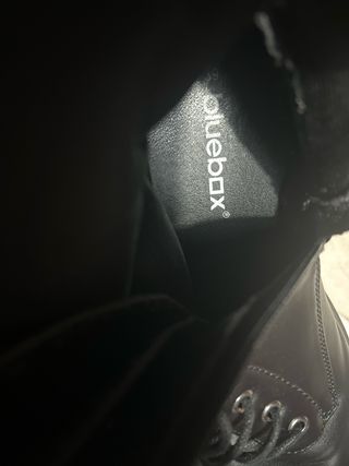 Botas militares polipiel negras