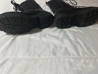 Botas militares polipiel negras