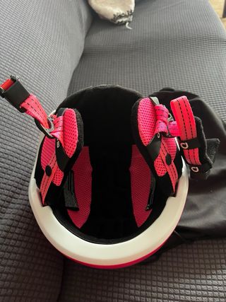 Casco de esquí Briko rosa