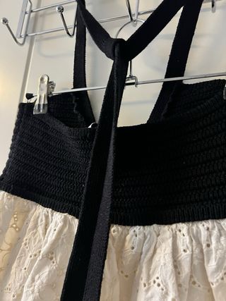 Top Zara Negro y Blanco