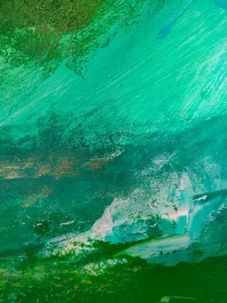 Cuadro abstracto pintado a mano