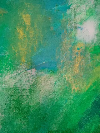 Cuadro abstracto pintado a mano