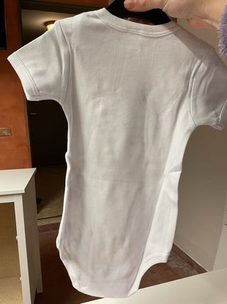 Body bimba cotone 9/12 mesi Amo i miei Nonni