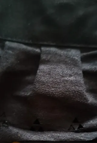 Borsa nera con volant