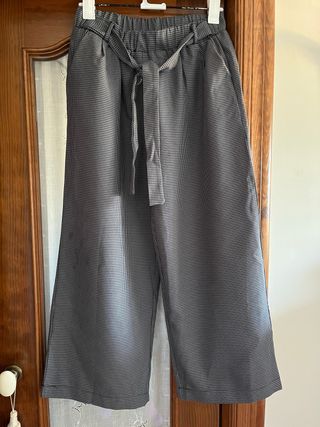 Pantalón culotte mujer estampado