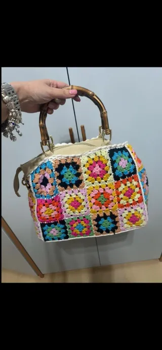 Borsa uncinetto granny