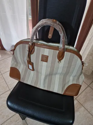 Borsone Carpisa beige e marrone