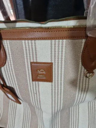 Borsone Carpisa beige e marrone