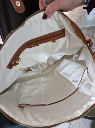 Borsone Carpisa beige e marrone