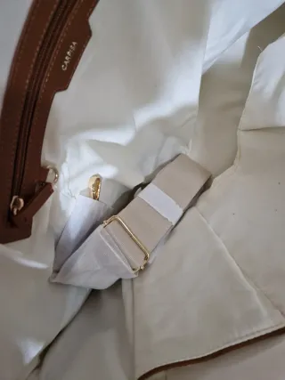 Borsone Carpisa beige e marrone