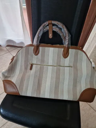 Borsone Carpisa beige e marrone