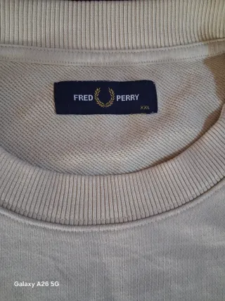 Jersey Fred Perry Beige Talla XXL