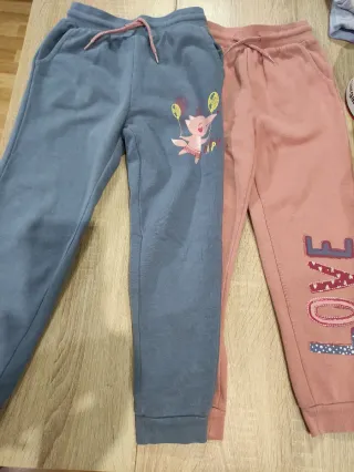 Conjunto 2 pantalones niña 5-6 años