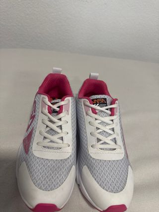 Zapatillas deportivas NASA niña rosa y gris
