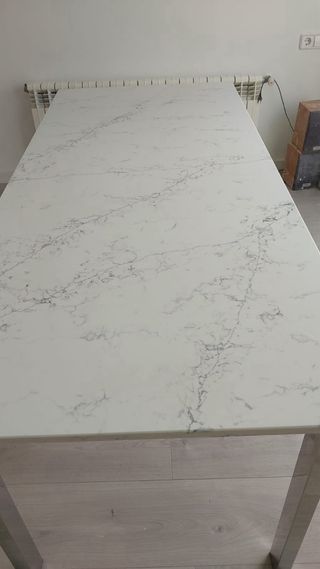 Tavolo con Scheletro in Acciaio Inox