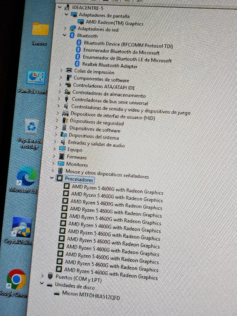 PC Lenovo Ryzen 5 512 M.2 8GB AMD afbeelding 3