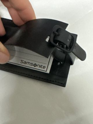 Porta documenti Samsonite x Beyerdinamic pelle ner