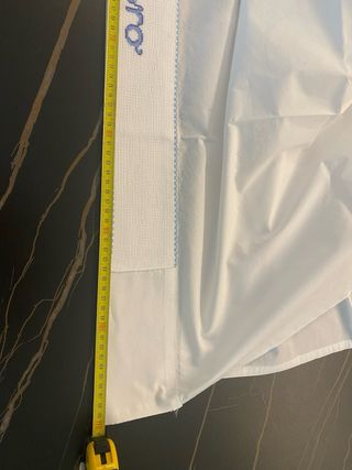 Lenzuolo bimbo ricamato a mano Alessandro