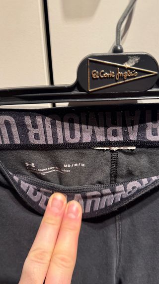 Mallas Under Armour negras mujer