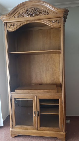 Mueble TV madera pino macizo