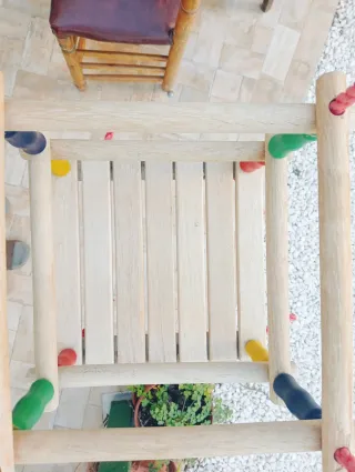 Columpio de madera para bebé