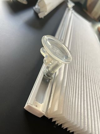 3 Tende plissettate bianche