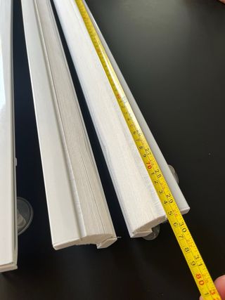 3 Tende plissettate bianche