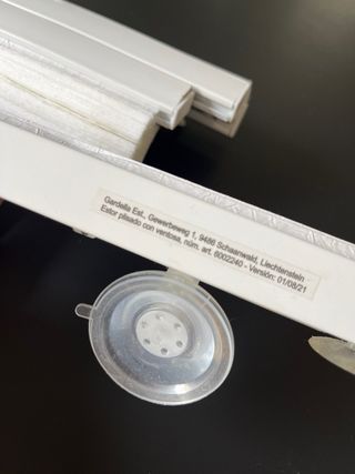 3 Tende plissettate bianche