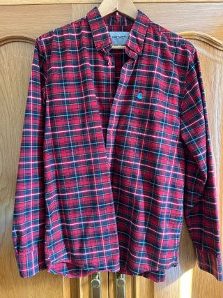 Camisa Carhartt cuadros roja