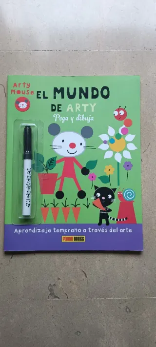 El mundo de Arty pega y dibuja