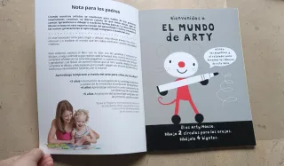 El mundo de Arty pega y dibuja