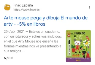 El mundo de Arty pega y dibuja
