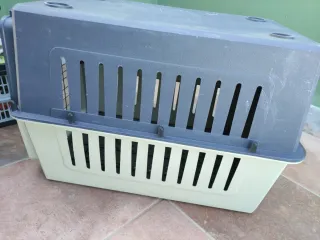 Transportín perro plástico rígido, homologado IATA