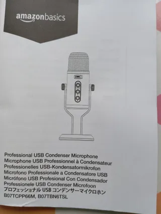 Micrófono Condensador Gris