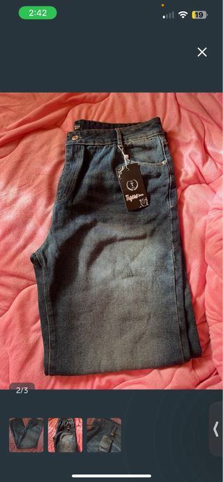 Pantalones vaqueros azules