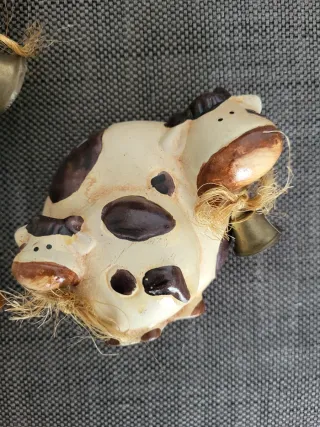 Set 2 Mucche in terracotta