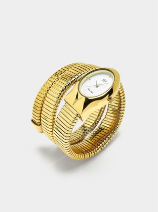 Reloj dorado pulsera serpiente Nuevo