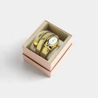 Reloj dorado pulsera serpiente Nuevo