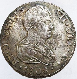 8 Reales Fernando VII Sevilla