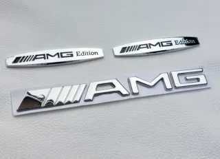 AMG Emblema Maletero y 2 Logos Laterales Mercedes
