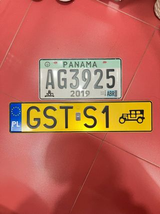 Matrículas de colección